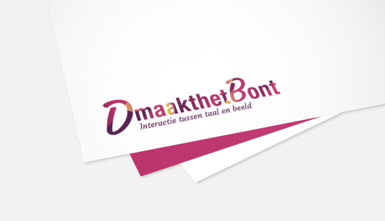 Logo ontwerp DMaaktHetBont en identitiet